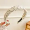 Diadema Alta para Mujer, Hace que la Cara Parezca Más Pequeña, Diadema de Borde Ancho, Pinza para el Cabello Antideslizante de Moda para Lavarse la Cara, Accesorio para el Cabello