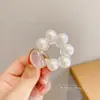 Pinza de Garra para Cabello con Perla Grande Coreana Pasador Elegante Temperamento Pinza de Tiburón para la Parte Trasera de la Cabeza Pinza para el Cabello Accesorio para el Cabello