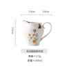 Taza y Plato de Café de Cerámica, Juego de Té de la Tarde de Lujo Ligero, Taza de Café Doméstica de Alto Valor, Vaso de Agua, Juego de Tetera