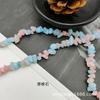 Xingtai Grava de Cristal Cuentas Sueltas Pulsera Aretes Collar Piedra Mineral Natural en Bruto Accesorios Hechos a Mano Piedra Natural Perforada