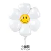 Celebridad de Internet Flor Blanca Margarita Girasol Globo de Película de Aluminio Estilo Coreano ins Decoración Fiesta de Cumpleaños Infantil Accesorios para Fotos