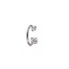 Aretes de Anillo de Herradura de Aleación de Titanio con Circonita Brillante, Clavos de Oreja de Lujo Ligero de Gama Alta, Clavos para Cartílago de Oreja, Adecuados para Dormir Sin Quitar, Aros de Oreja para Mujer