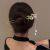 Nuevo Pasador de Flor de Lirio del Valle Estilo Chino Antiguo con Borlas, Accesorios para el Cabello para Hanfu y Cheongsam, Elegantes Pasadores Adornos para el Cabello