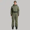 Nuevo Traje de Esquí Profesional de Una Pieza con Doble Tabla Transfronterizo para Mujer Engrosado Cálido Impermeable Color Sólido Traje de Esquí para Exteriores para Mujer