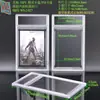 Caja de Colección de Sellos del Zodiaco Transparente, Tarjeta con Lámina Dorada, Caja de Protección de Tarjetas Plateada, Caja de Calificación y Tasación de Sellos del Zodiaco de PS