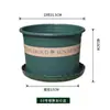 Novo Vaso de Galão Espessado Aprimorado Vaso de Flor de Plástico Atacado Vaso de Flor de Resina Verde Rosa Árvore Frutífera Vaso de Flor Grande Espessado
