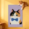 Rascador para gatos, juguete para gatos, montable en la pared, duradero, no suelta pelo, adhesivo para paredes y sofás, suministros de pared con adhesivo fuerte, alfombrilla
