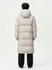 Jaqueta de plumas masculina, direto da fábrica, modelo longo, casaco de inverno quente, espesso e adequado para clima extremamente frio