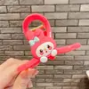 Grampo de Cabelo Personalizado Dopamina Desenho Animado Infantil Urso Morango Fofo Grampo para Coque de Menina Grampo para Parte de Trás do Cabelo de Menina