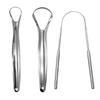 Raspador de Lengua de Acero Inoxidable para Limpieza Bucal, Limpiador de Recubrimiento Lingual para Adultos, Eliminador de Mal Aliento, Cepillo Raspador de Lengua, Raspador de Lengua en Forma de U