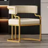 Silla de Comedor, Silla de Té de Lujo Ligero de Gama Alta para Reuniones y Recepciones, Silla para Salón de Uñas, Silla para Salón de Belleza, Silla de Mahjong, Sillón de Oficina de Ventas, Silla de Maquillaje