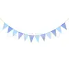 Banderín de Decoración Festiva 4.12m Piezas de Banderines Triangulares tipo Lino Decoración para Lugar de Fiesta de Cumpleaños Banderines de Celebración de Boda
