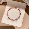 Nuevo Pulsera de Malla Redonda Retorcida con Circonita Diseño de Nicho de Moda Versátil para Viajes Diarios para Mujeres