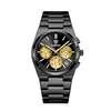 Reloj Multifuncional para Hombre Marca Suiza Nuevo Resistente al Agua Luminoso de Cuarzo Transmisión en Vivo Comercio Exterior Modelo Popular Dropshipping