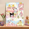 Pintura a Óleo Digital de Anime DIY Pintado à Mão Pintura com Coloração Acrílica Colorir à Mão Decoração de Casa Ornamentos Periféricos de Desenho Animado