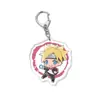 Chaveiro pingente de acrílico para anime Naruto Naruto Naruto primavera selvagem Sakura campus presente pequeno criativo atacado