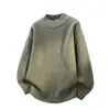 Comercio Exterior 2026 Invierno Nuevo Suéter de Punto Holgado de Cuello Medio Alto para Hombre Moda Juvenil Casual Capa Base