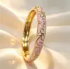 Nuevo Pulsera de Esmalte Cloisonné Hueca Estilo Chino, Pulsera Colorida Estilo Nacional con Goteo de Aceite, Directo de Fábrica, Al por Mayor en Stock