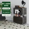 Armário de revistas com porta basculante estilo tronco de árvore Estante estilo japonês Estante com prateleiras Armário com gavetas Armário lateral para sala de estar Armário de armazenamento para entrada Armário de armazenamento nórdico