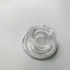 Soporte Magnético de Airbag Colorido con Diseño de Grano de Madera Imitación, Soporte Plegable Transparente para Teléfono para Ver Series