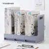 Estante de Livros para Mesa Vertical com Gavetas, Organizador de Livros, Rack de Armazenamento e Organização de Livros