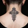 Tatuajes Temporales Cruzados Ancla Brújula Cruz Hierbas Impermeables de Larga Duración 7~15 Días Tatuajes para Brazos de Hombres y Mujeres