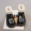 Zapatos de Algodón para Niños 2026 Invierno Nuevo Estilo Niños Aterciopelados Engrosados Cálidos Botas Grandes de Algodón Suela Suave Antideslizantes Niñas Botas de Nieve