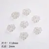 [Sortudo] Contas de flor banhadas a ouro feitas à mão para DIY, contas para colar, pulseira, material de joalheria, acessórios