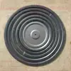 Nueva estufa de leña rural de acero con anillo, estufa doméstica para exteriores, estufa de carbón de doble propósito para banquetes familiares, olla de jardín para patio.