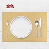 Jogo Americano Estilo Ocidental Tapete de Isolamento Térmico Tapete de Mesa de Jantar Nórdico Antiderrapante Anti-Queimadura Tapete para Tigela Tapete de Prato de PVC Porta-Copo Tamanho Grande para Uso em Hotel e Casa