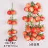 Modelo de Atrezo Colgante de Cuerda de Verduras Simulación Granos Maíz Chile Rojo Colgante Adorno Colgante de Casa de Campo Decoración