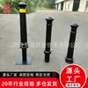 Columna de lingote de hierro fundido para carretera municipal de Guangzhou, doble empotrada, columna de advertencia anti-colisión de hierro fundido, columna de parada para acera
