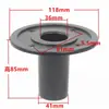 Base de soporte para altavoz, bandeja de soporte, accesorios de montaje, orificio de montaje de 35 mm, soporte de doble orificio, base de plástico, orificio de la base