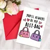 Amazon Temu Tarjeta de Felicitación Conmemorativa de Amistad que Dura para Siempre con Sobre Tarjeta de Mensaje Creativa Nueva e Interesante Plegable