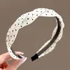 Diadema de lunares versátil estilo coreano Maillard, un imprescindible para peinar y recoger los pelos sueltos, nuevo modelo 2026, para uso diario, accesorio para el cabello para mujer