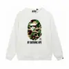 Sudadera Camuflada de Marca de Moda Transfronteriza de Comercio Exterior para Hombre Otoño e Invierno Manga Larga Estampado de Letras Holgada Cuello Redondo Pulóver Top Casual
