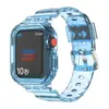 Para Apple Watch7 relógio iwatch8 Glacier cor TPU Apple nova pulseira de silicone transparente de uma peça