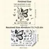 Pegatinas Inspiradoras para Niña de Vestido Largo Más Vendido Transfronterizo Mariposa Flor Habitación Infantil Habitación de Princesa Pegatinas Decorativas de Pared con Energía Positiva