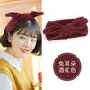 Diadema de punto de lana para otoño e invierno, diadema francesa retro para mujer, accesorios para el cabello para salidas que combinan con todo, tocado de confinamiento
