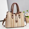 Bolsas Multicolor para Mujer, Bolsas Rayadas de Moda y Tendencia para Mujer, Bolsos de Hombro Cruzados de Gama Alta, Bolsos de Mano de Gran Capacidad