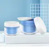 Fornecimento 30/50/100g Frasco de Creme de Boca Larga Plástico Máscara Facial Creme Noturno Frasco Personalizado Cosmético Cuidados com a Pele Pote de PP