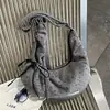 Bolsa de Ombro Transversal Estilo Coreano Casual com Estampa de Estrelas para Mulheres, Nova Coleção 2026, Bolsa Transversal de Grande Capacidade, Versátil e Adequada para o Dia a Dia, Bolsa Formato Dumpling