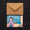 Tarjeta de Felicitación del Día del Maestro y Acción de Gracias, Tarjeta Pequeña Simple y de Alta Gama, Postal de Agradecimiento por Graduación Estilo Ins Hecha a Mano, Personalizable
