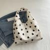 Internet Celebrity Moda Malha Estilo Ocidental Casual Bag 2024 Primavera e Verão Estilo Coreano All-match Ins Shoulder Bag Underarm Bag Tote Bag para Mulheres