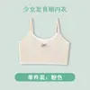 Sujetador para Niñas en Desarrollo Ropa Interior para Niñas Estudiante Femenina 9-18 Años Delgado Verano Transparente Camiseta sin Mangas de Seda de Hielo para Mujer