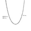 Collar de Plata Esterlina 925 al Por Mayor para Mujer Cadena de Caja Brillante Diseño Nicho de Alta Gama Accesorios de Joyería Elegantes Ins