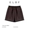Shorts de cuero mujer 2025 nuevo otoño e invierno ropa cintura alta talla grande pantalones bootcut negros versátiles línea A pierna ancha pantalones de cuero PU