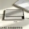 Bandeja de Almacenamiento para Joyería de Terciopelo en Stock, Joyero, Bandeja de Exhibición para Joyería, Caja de Almacenamiento de Escritorio Tipo Cajón, Estilo Minimalista Ins