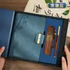 Regalo para el Día del Maestro Cuaderno A5 con Logo Personalizado, Engrosado, Set de Caja de Regalo Estilo Chino, Regalo de Alto Valor para Maestros