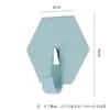 Gancho de Agujero Redondo Tablero Perforado Metálico Estante de Almacenamiento Universal Colgante de Pared DIY Gancho Hexagonal Colorido Accesorios Venta al por Mayor